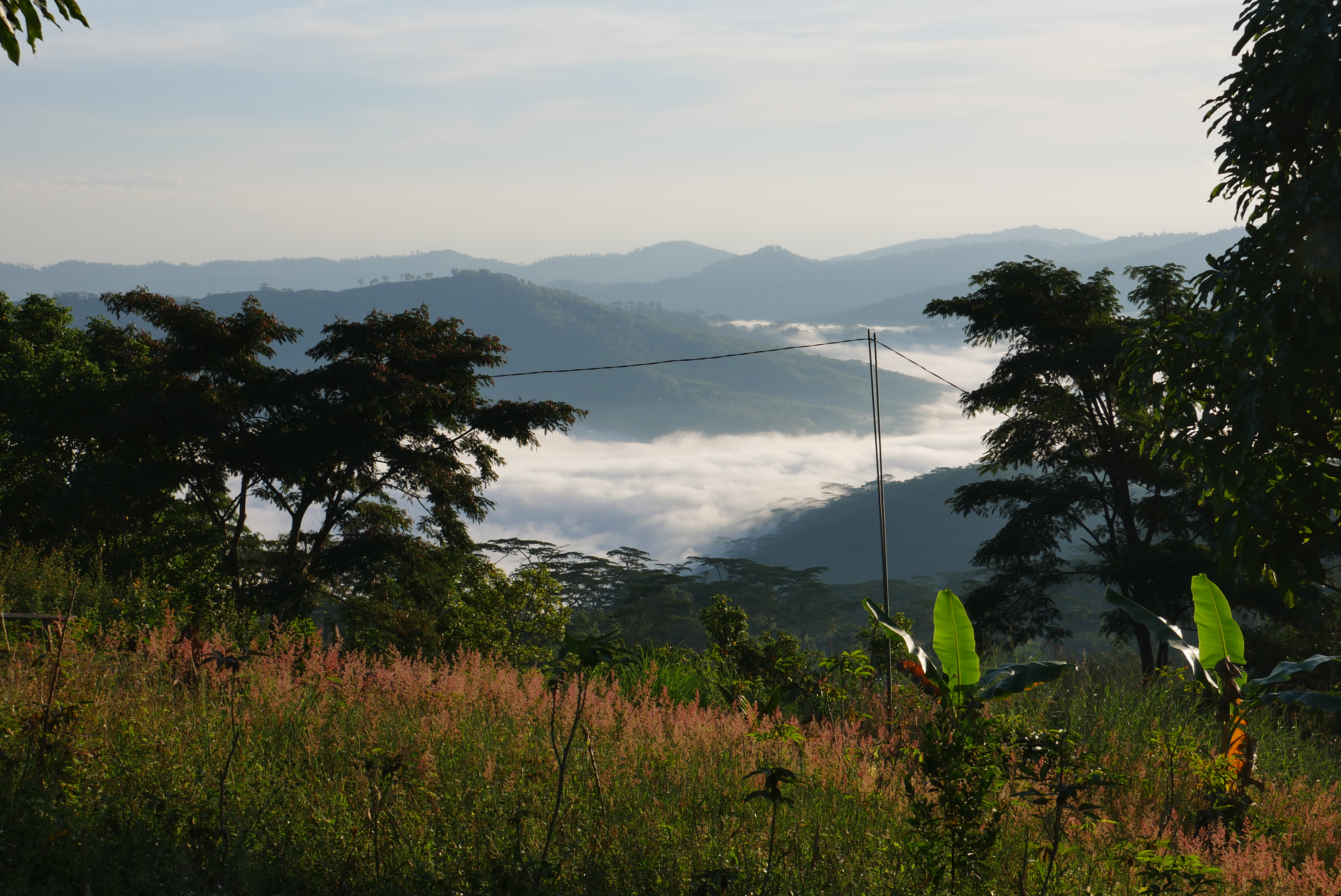 Gleno in clouds