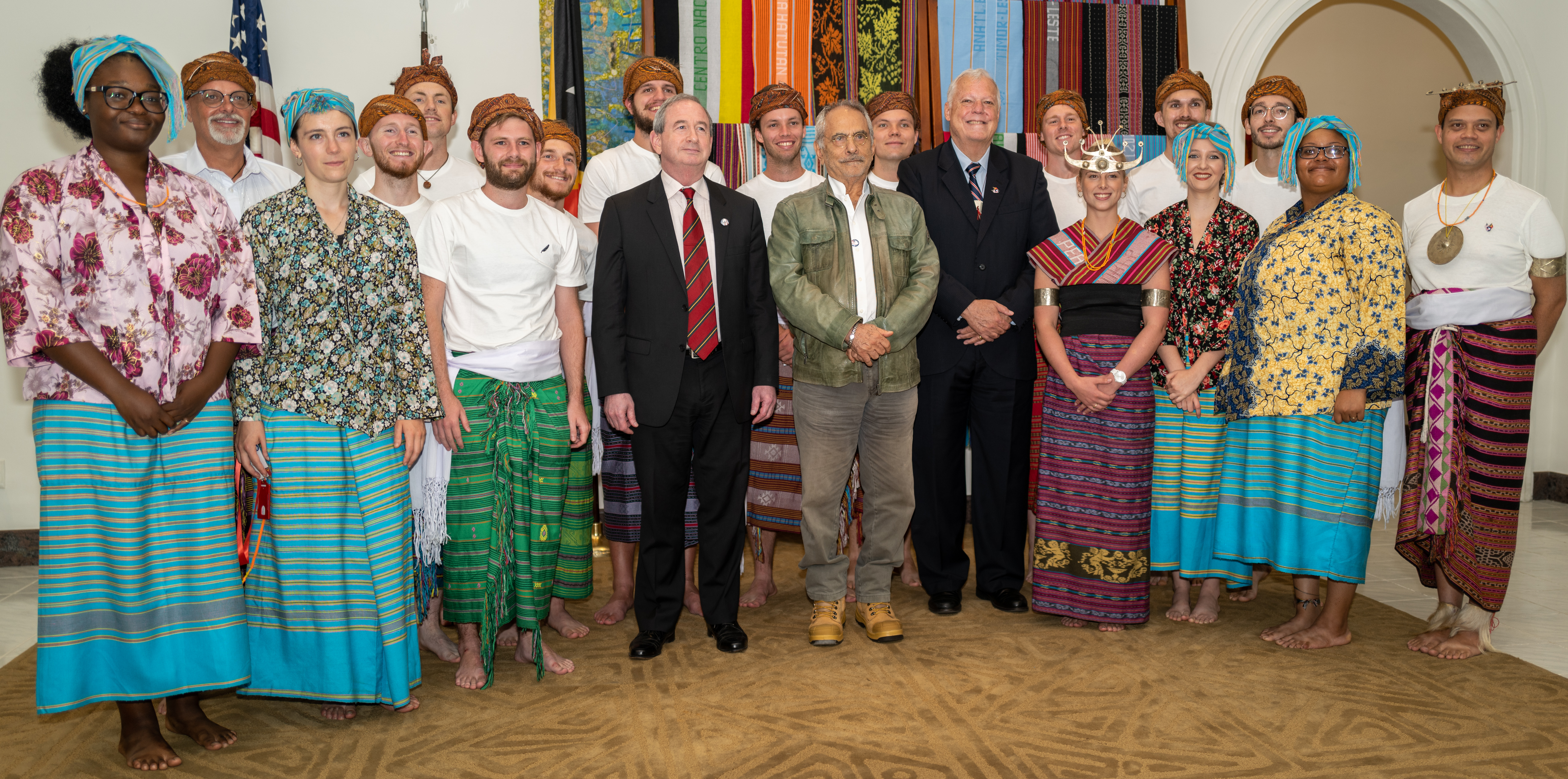 swearing in as Peace Corps volunteers