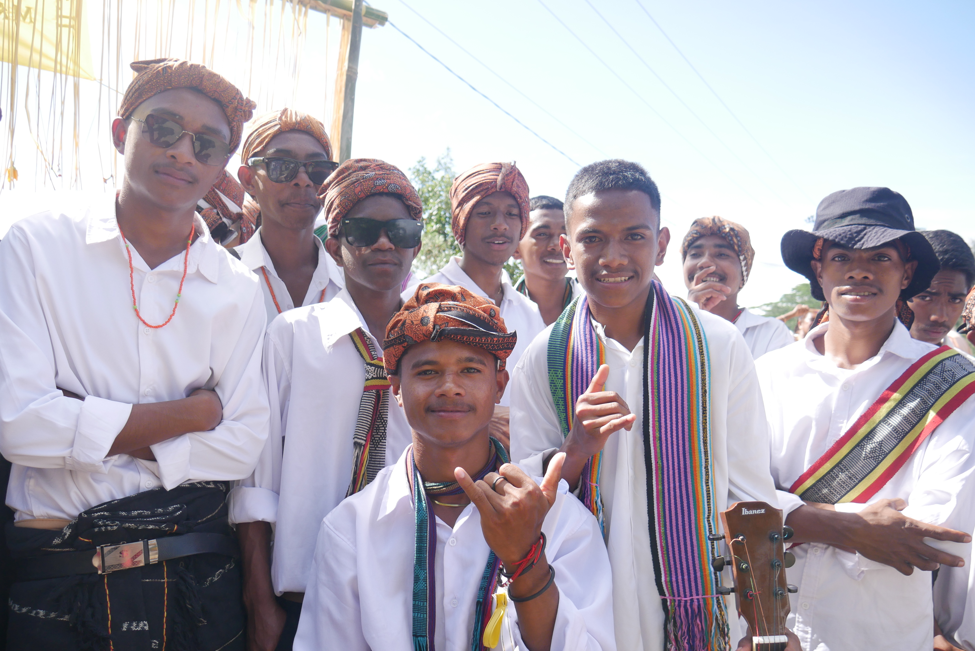 students looking cool